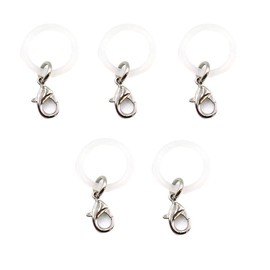 Yantric Anti-lost Umbrella Marker Mark Cards, 5 Pieces, Clear