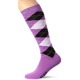 Pfiff Unisex Riding Socks, Checked with Reinforced Footbed 100322, multicolour, 37-39