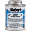 Christy's Clear PVC Cement - Medium Body, Fast Set, Low-VOC,