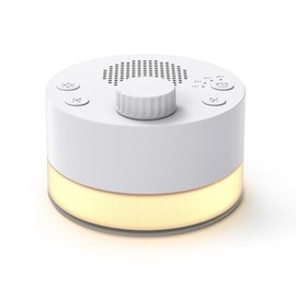 GroTawel White Noise Sound Machine: 24 Sleep-Soothing Sounds and Portable Timer Settings Machine with Warm Light and Memory Function for Baby/Kids/Toddler/Adults/Travel