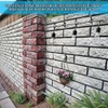 QISANKEE 6 Pack Brick Clips Hanger Hooks, Mount on Without