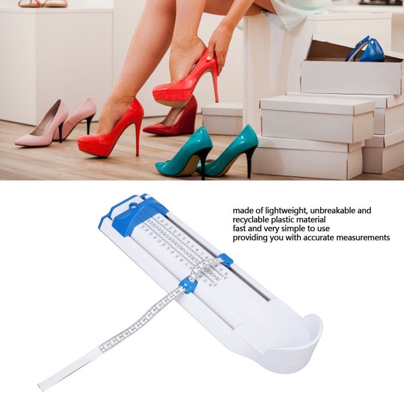 Adult Feet Measuring Sizer High Accuracy Recyclable Portable Foot Measuring