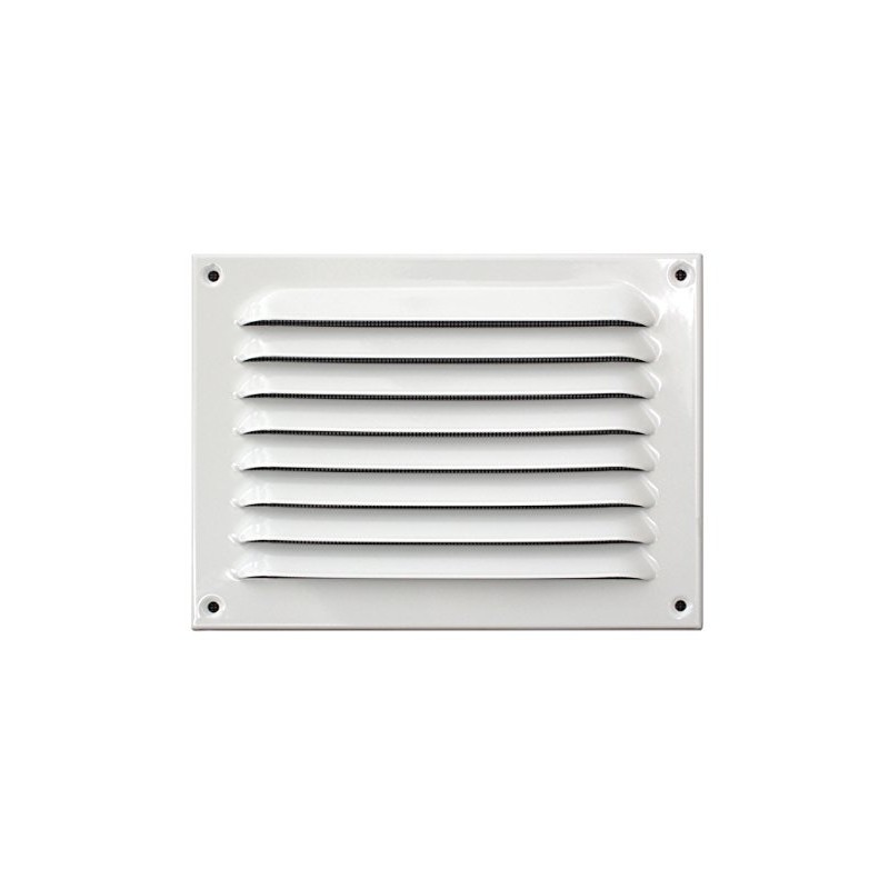 Upmann 54615 Weatherproof Aluminium Grill 20x15 cm White with Fly