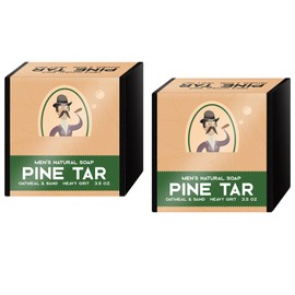 Anti-Mite Soap for Men,Body Soap Bar Men,Men's Natural Soap Pine Tar