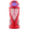 Zulu Torque BPA-Free Plastic Water Bottle with Flip Straw, Pink,
