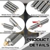 Zonon 10 Pcs 3 Inch BBQ Smoker Bullet Weld on