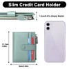 FALAN MULE Women's Small Leather RFID Protection Credit Card Holder