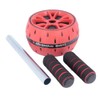 Abdominal Roller with Knee Mat Red Knees