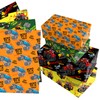 MORAINJAY 12 Sheets Monster Truck Wrapping Paper, Monster Truck Birthday