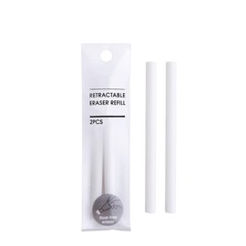 2 Pcs Retractable Pencil Eraser - Rubber Eraser with Retractable Design | Retractable Mechanical Eraser Pen | Pencil Eraser | Writing Back for Office School Supplies