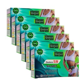 Qualuca, Silhouette Complex - 45 Days | Silhouette Tea | Set of 6 | 120 Tea Bags