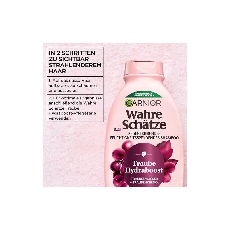 Garnier True Treasures Grape Moisture Shampoo 250 ml