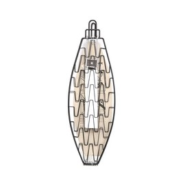 Grill Mark 8083971 Black & Silver Steel Fish Basket