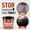 Liquid Rubber Basement and Foundation Repair Sealant - Waterproof Concrete