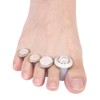 Separador De Dedos, 8pcs Silicona Separador De Dedos Del Pie,