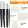 Kssvzz Dry Brush Miniature Painting Set, 6 Size Masterclass Drybrush