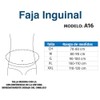 TYNOR Faja Inguinal Gris- Modelo A16 (XL, ORTOPEDICO)