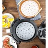 Steamer Paper, 200 Sheets Diameter of 12.6 Inch White Food