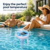 Solar Floating Pool Thermometer for Swimming – Waterproof LCD Temperature