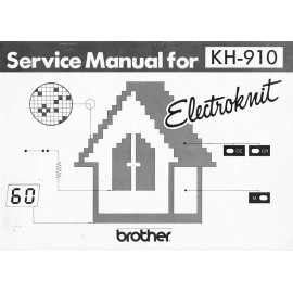 Brother KH-910 Sewing Machine Service Manual