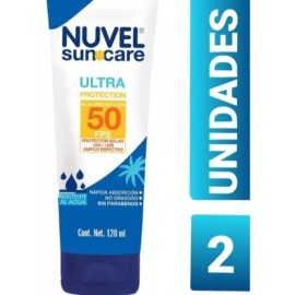 Nuvel Suncare 2 Protector Solar Fps 50, Nuvel Suncare 120ml, Original.