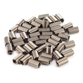 Generic Juego De 50 Insertos Para Reparación De Roscas De Acero Inox