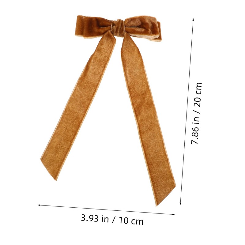 BIUDECO Fashionable Velvet Hairpin Set Bow Hair Clips for Women