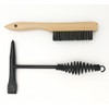 VASTOOLS Welding Chipping Hammer with Coil Spring Handle,10.5",Cone and Vertical
