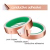 MOGEHIT Copper Foil Tape for Stained Glass Assorted Sizes 0.2/0.24/0.3/0.4Inch