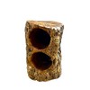 THY COLLECTIBLES Natural Handcarved Tree Stump Wood Wine Bottle Holder