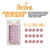 Decora Decorazioni di Zucchero Fiorellini Piccoli, Rosa - 1 Confezione