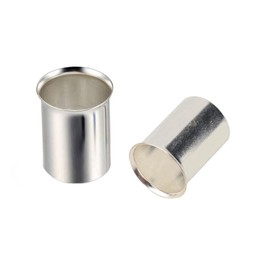 Teansic 20 Pcs AWG 2/0 Wire Ferrules Kit Tinned Copper Crimp Connector Non Insulated Electrical Cable Pin Cord End Terminal Assortment Kit for Electric Connectors (EN70-20)