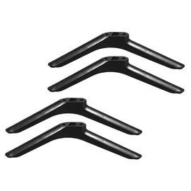 IWOWHERO Tv Mounting Stand with Screws Tv Riser for Bedroom Living Room Sturdy Metal Legs Simple Assembly