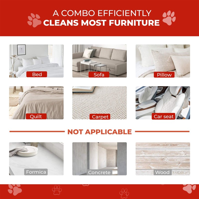 Ozark Pet Pet Hair Remover Kit with Roller and Edge