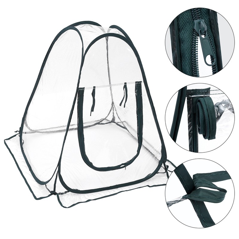 Mini Waterproof Garden Plants & Flowers Cover Tent Transparent PVC