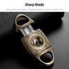 CIGARLOONG Cigar Cutter and Lighter Set Sharpening Blade V Cut