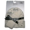 Madden NYC Women's 2-Piece Set Rhinestone Studded Beanie Cuffed Gloves