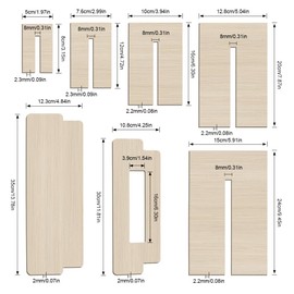 7PCS Bow Maker, Bow Maker Tool for Ribbon Craft, Suitable for DIY Projects Such as Hair Bows,Ties, Gift Wrapping, and Decorative Items. (8–35cm)