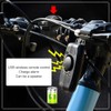 USB Rechargeable Anti Theft Bike Alarm Vibration Trigger Alarm with