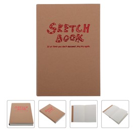 Gatuida Sketch Book Blank Sketch Pad for Drawing Painting Durable Hard Cover Thick Paper for Artists Students Beginners for Home School and Travel