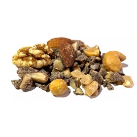 Callebaut Crushed Toffee Caramel Crunch Covered Callebaut Belgian MILK & Roasted Nuts Mix - 1lb