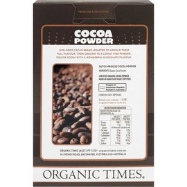 Organic Times Organic Cocoa Powder 200g