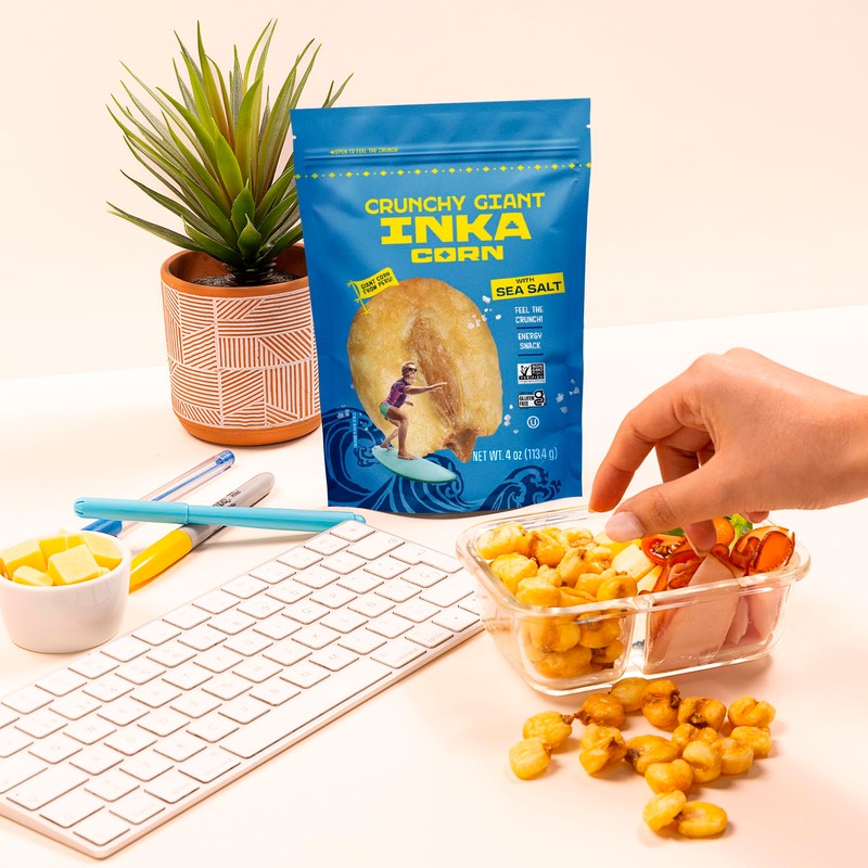 Inka Corn Nuts, Gluten Free Roasted Giant Corn, Original Flavor,