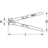KS Tools 115.1050 Hose clamp pliers (ear type), 260mm