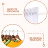 SJBAUTYO Pack of 2 Small Extendable Clamping Rods, 32-40 cm,
