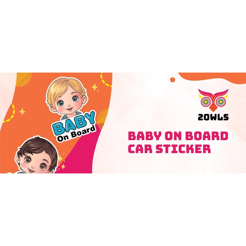 Baby on Board boy Blonde