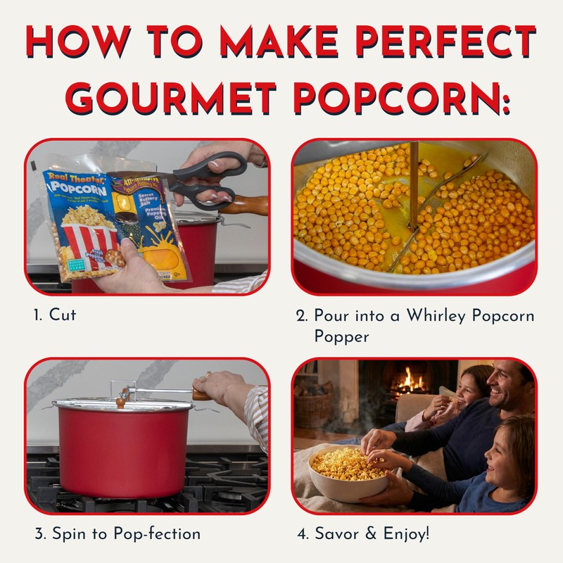 Wabash Valley Farms Theater Popcorn Kits - 10 Pre-Portioned Popcorn