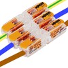 Professional Junction Box Set Black Including 3x Through Terminals 221-2411