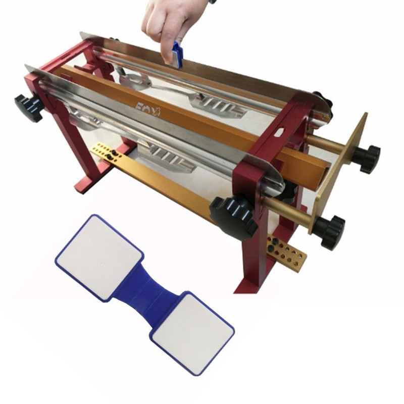 SagaSave Ice Skates Blade Sharpener Tool Multi-Function Double-Sided Sharpening Stone