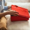Large Gift Boxes for Presents, 2 Pack 13"x10"x5" Red Gift